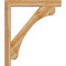 Ekena Millwork Legacy Block Rough Sawn Bracket w/ Offset Brace, Western Red Cedar, 6"W x 38"D x 44"H BKT0604X38X44LEC05RWR - alternate 4